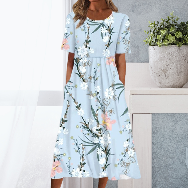 Casual Floral Dress