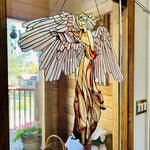 Elegant Angel & Dove Suncatcher