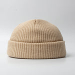 Warm wool knitted hat