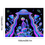 UV Reactive Tapestry Magic Lights