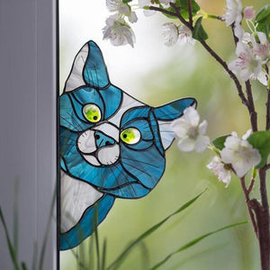 Funny Cat Decor Sticker