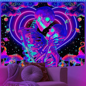 UV Reactive Tapestry Magic Lights