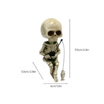 Fishing Skeleton Garden Accessory