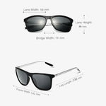 Men Aluminum Magnesium Frame Polarized Sunglasses