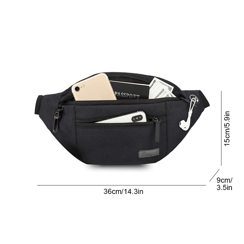 Large Crossbody Fanny Pack Belt Bag