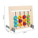 Wooden 2-Sided Sliding Logic Puzzle