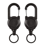 Outdoor Automatic Retractable Wire Rope Luya Tactical Keychain