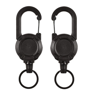 Outdoor Automatic Retractable Wire Rope Luya Tactical Keychain