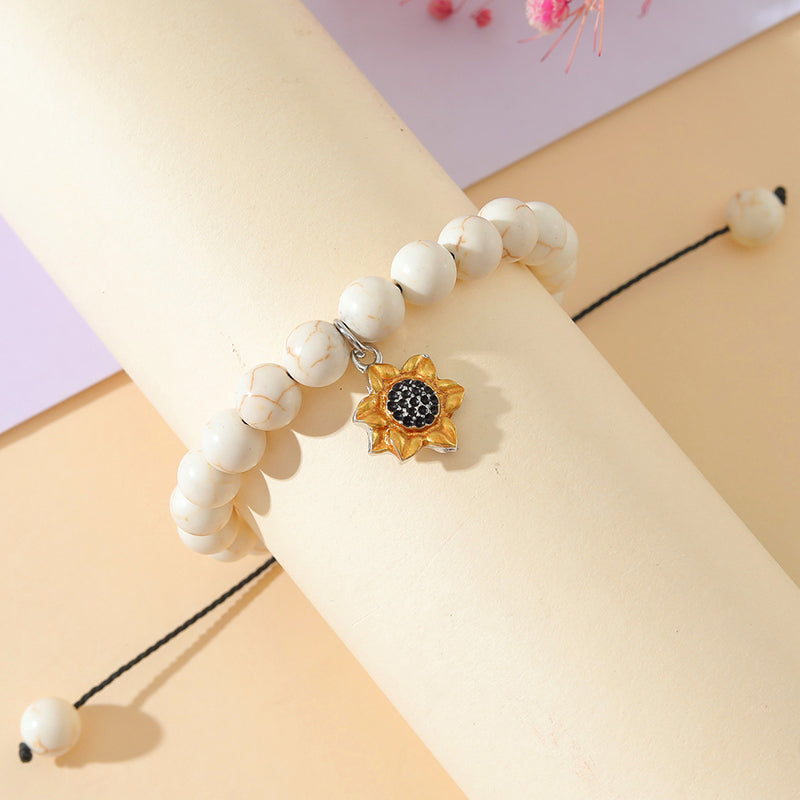 Sunflower Back to School Bracelet