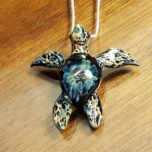 Blue and Turquoise Jewelry-Sea Turtle Pendant