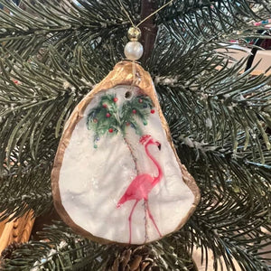 Oyster Shell Art Ornament