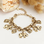 Handmade-Vintage Elephant Anklet Bracelet