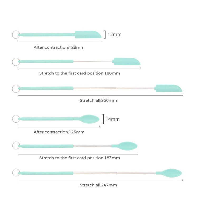 Mini Silicone Telescopic Spatula