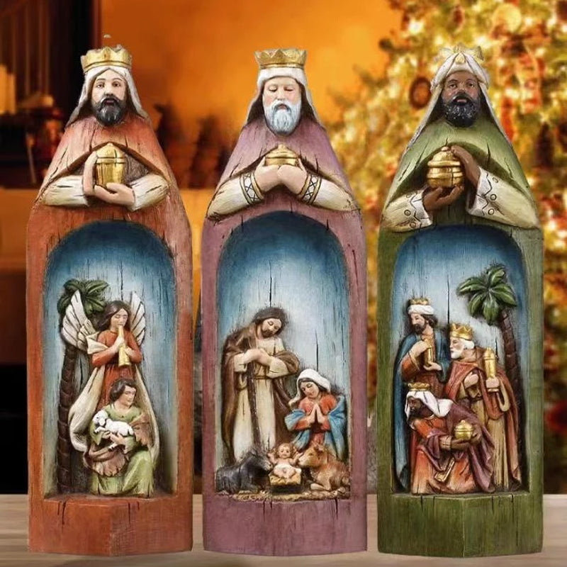 Three Wise Men Nativity Set