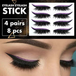 Reusable Eyeliner And Eyelash Stickers 2 in 1 (4 Pairs)