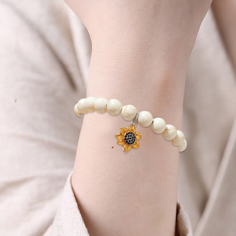 Sunflower Back to School Bracelet