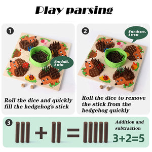 Hedgehog Counting Early Learning Toys