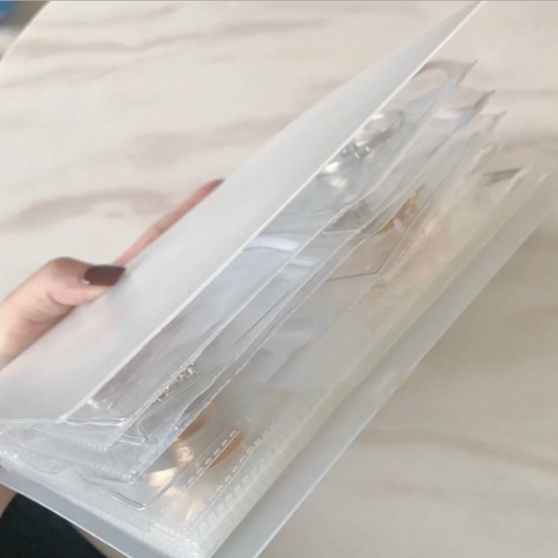 Simple Clear Jewellery Album Storage Bag