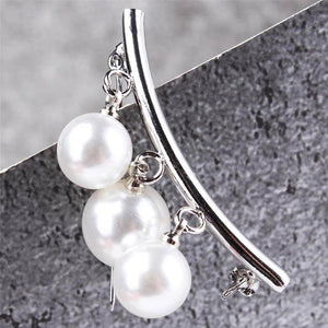 Nail-free Pearl Scarf Ring Waist Buckle