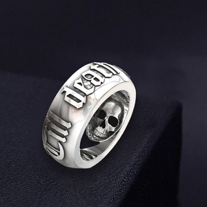 Till Death Do Us Part Skull Ring