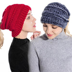 Soft Knit Ponytail Cap