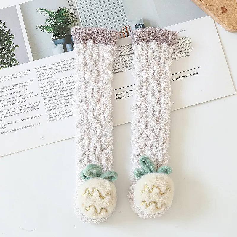 🎁3D Baby Winter Fluffy Fuzzy Slipper Socks