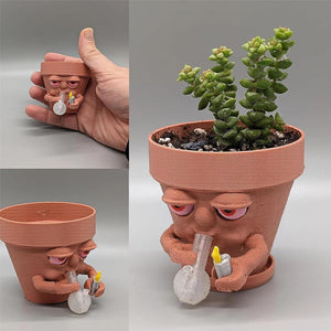 Pot Smoking Potted Planter