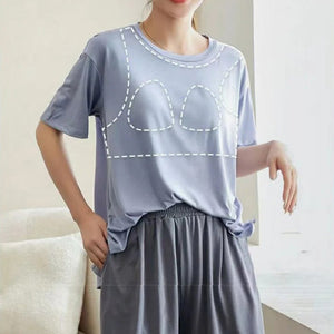 Women's Modal Short Sleeve Pajamas Set