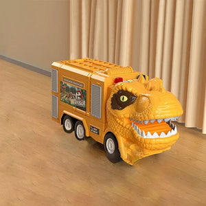 New Dinosaur Transforming Engineering Truck Track Toy Set