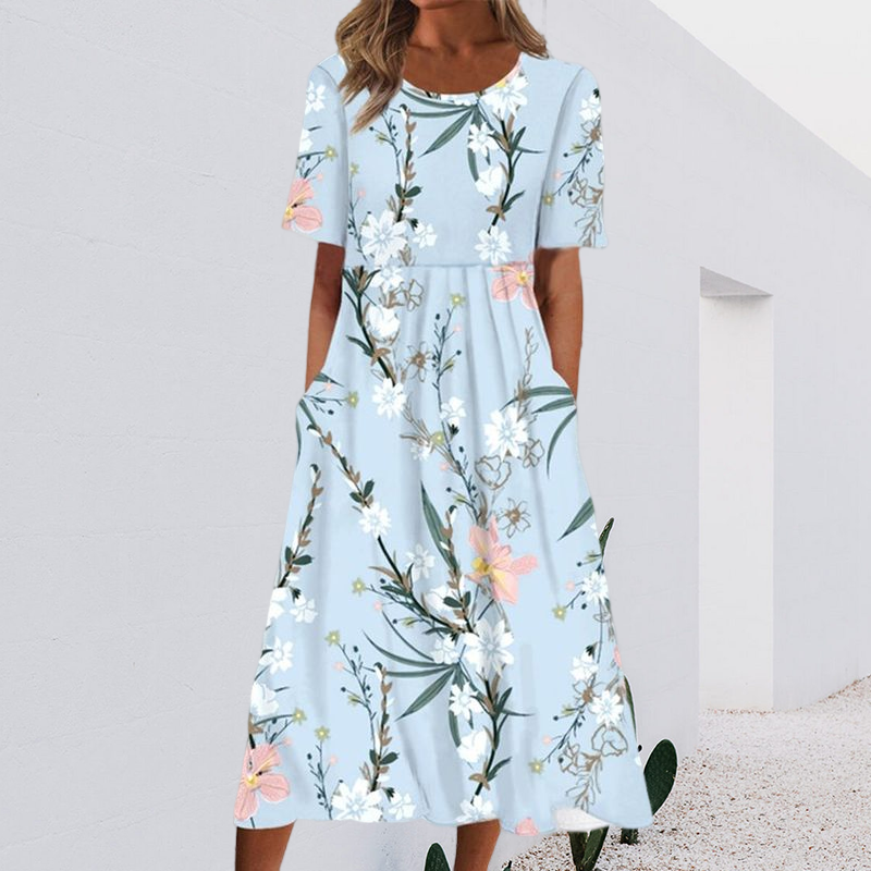 Casual Floral Dress