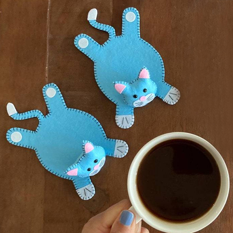 Cute Cat Coasters