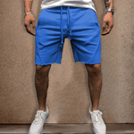 Solid color breathable summer sports shorts