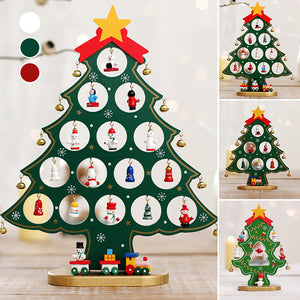 DIY Wooden Mini Christmas Tree Set