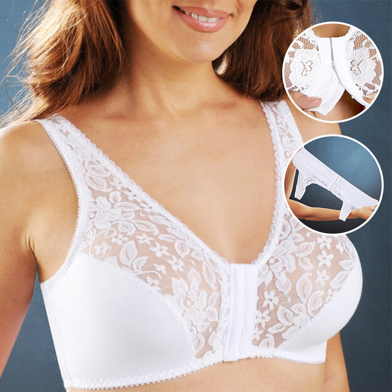 Lace Front Hook Bra