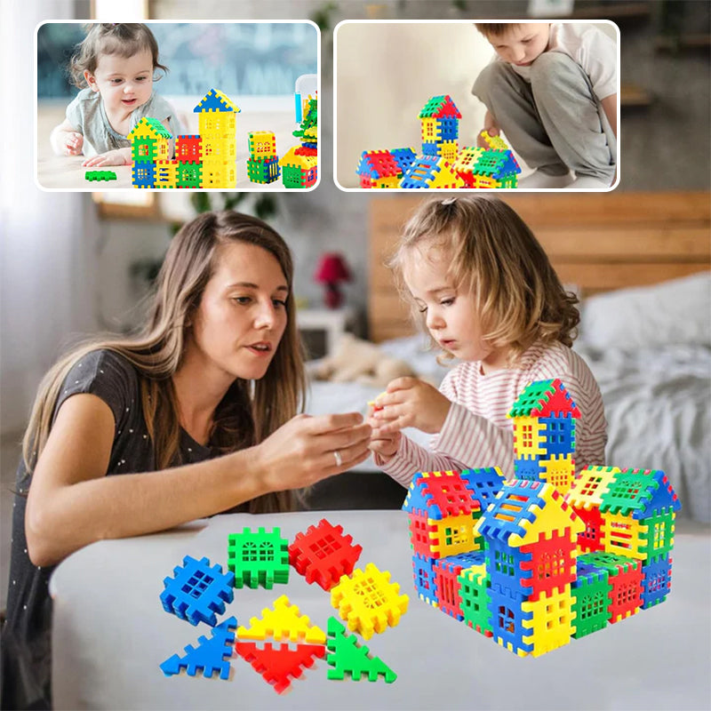 🏠Waffle Interlocking Building Blocks