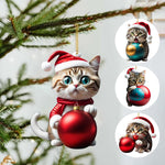 Cute Cat Christmas Decoration