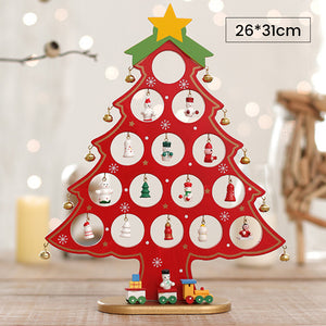 DIY Wooden Mini Christmas Tree Set