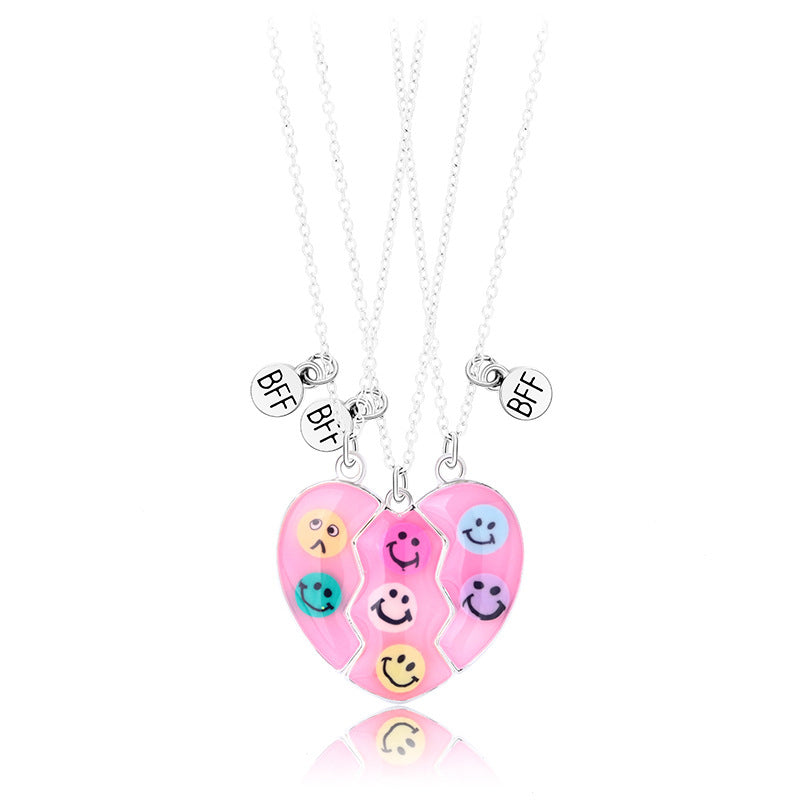 3 Piece Magnetic Necklace Best Friends