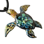 Blue and Turquoise Jewelry-Sea Turtle Pendant