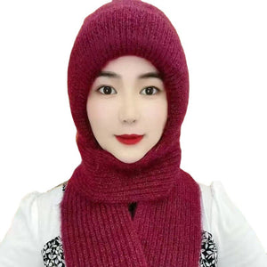 Integrated Ear Protection Windproof Cap Scarf