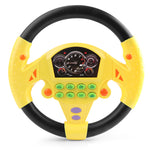 Portable Simulated Driving Steering Wheel Copilot Toy