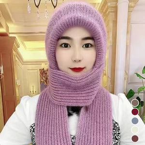 Integrated Ear Protection Windproof Cap Scarf