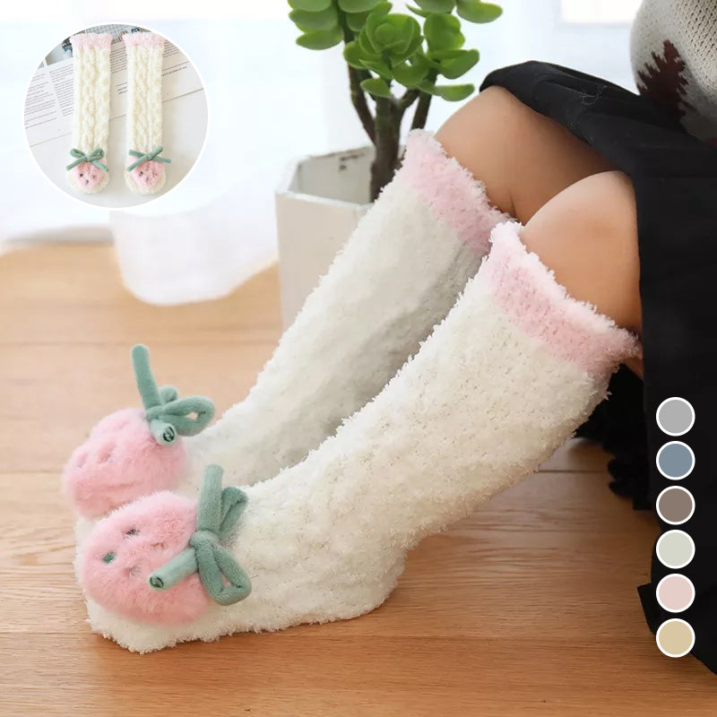 🎁3D Baby Winter Fluffy Fuzzy Slipper Socks