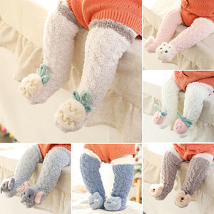 🎁3D Baby Winter Fluffy Fuzzy Slipper Socks