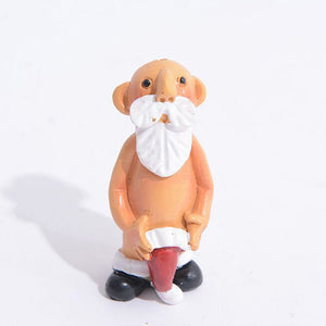 Santa Supporter Christmas Resin Decoration